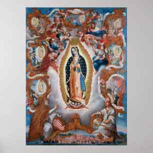 “Virgin of Guadalupe” art poster