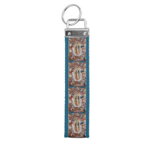 “Virgin of Guadalupe” art wrist key chain