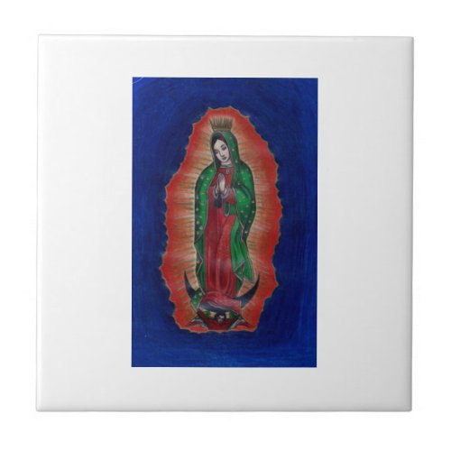 Virgin of Guadalupe Ceramic Tile