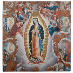 “Virgin of Guadalupe” cloth napkins