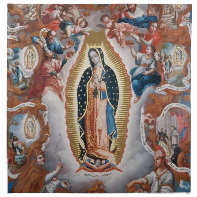 “Virgin of Guadalupe” cloth napkins (Front)