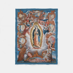 “Virgin of Guadalupe” fleece blankets