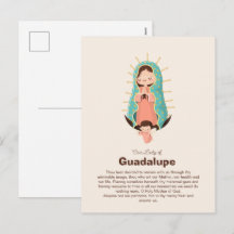 Virgin of Guadalupe Holded by an angel