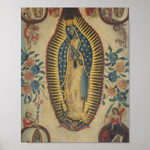 Virgin Of Guadalupe Isidro Escamilla Poster