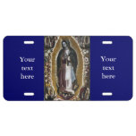 Virgin Of Guadalupe, Our Lady License Plate at Zazzle