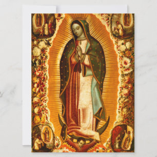 Virgin of Guadalupe Our Lady Mother Mary Card