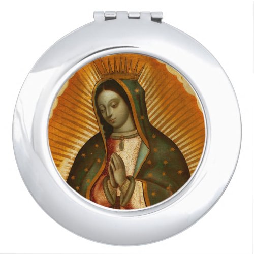 Virgin of Guadalupe Our Lady Mother Mary Compact M Compact Mirror