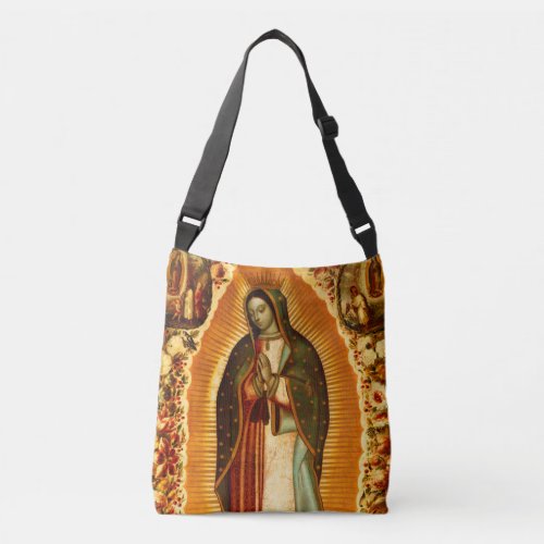 Virgin of Guadalupe Our Lady Mother Mary Crossbody Crossbody Bag