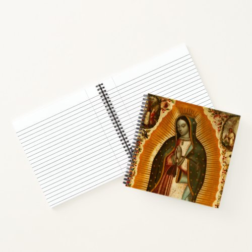 Virgin of Guadalupe Our Lady Mother Mary Notebook