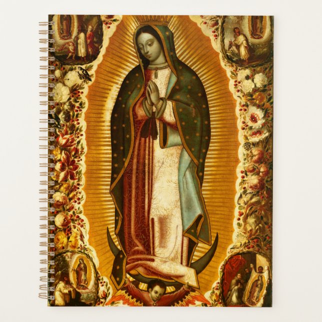 Virgin of Guadalupe Our Lady Mother Mary Planner (Front)