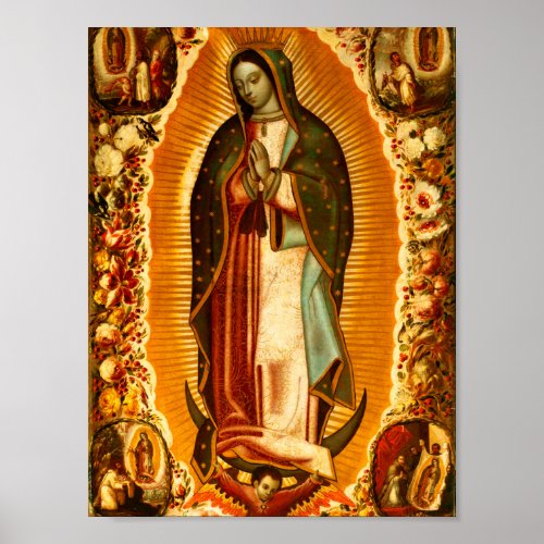 Virgin of Guadalupe Our Lady Mother Mary Poster