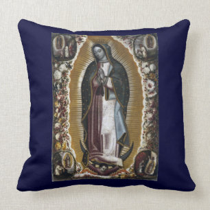 Virgin Of Guadalupe, Our Lady Throw Pillow