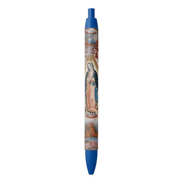 “Virgin of Guadalupe” religious art pen (Front Vertical)