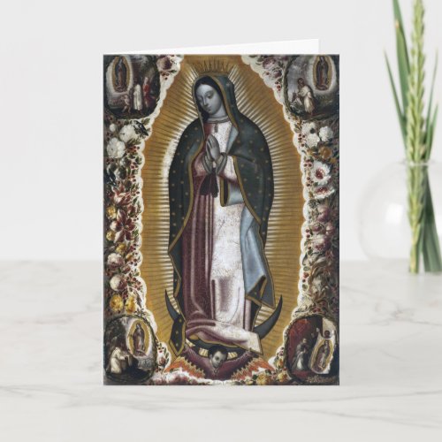 Virgin of Guadalupe Sympathy Condolences Card