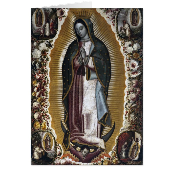 Virgin of Guadalupe Sympathy Condolences Cards