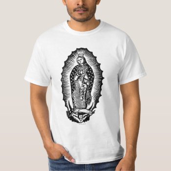 Virgin Of Guadalupe T-shirt by ARTBRASIL at Zazzle