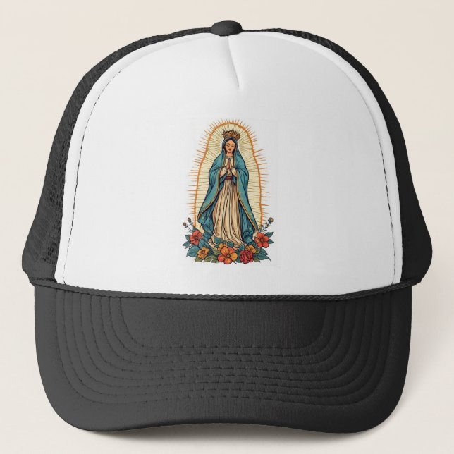 Virgin of Guadalupe Trucker Hat (Front)
