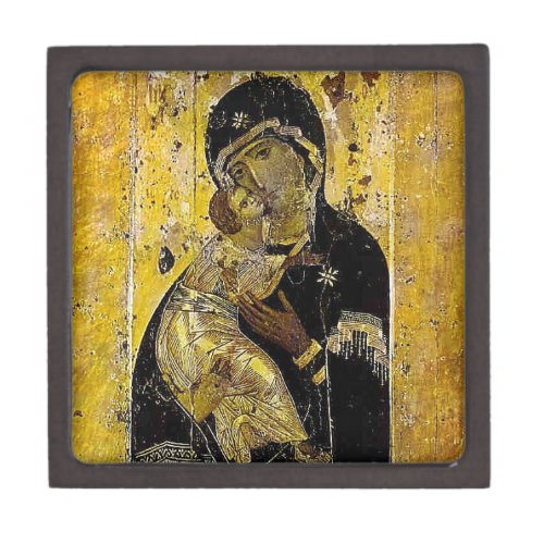 Virgin of Kyiv Ukrainian Icon Madonna Keepsake Box