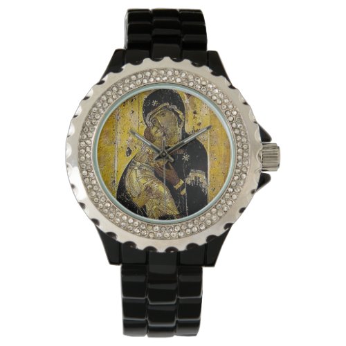 Virgin of Kyiv Ukrainian Icon Madonna Keepsake Box Watch