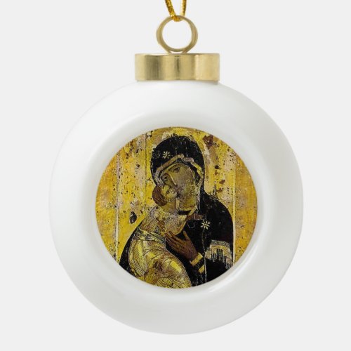 Virgin of Kyiv Ukrainian Icon Madonna Ornament