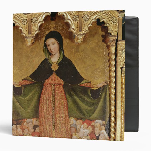Virgin of Misericordia, detail of central Binder (Front/Inside)