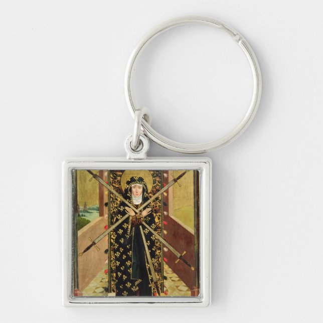 Virgin of Seven Sorrows from the Dome Altar, 1499 Keychain (Front)