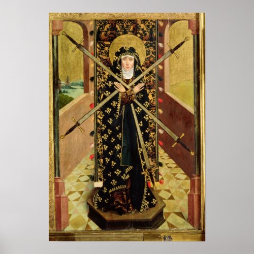 Virgin of Seven Sorrows from the Dome Altar 1499 Poster