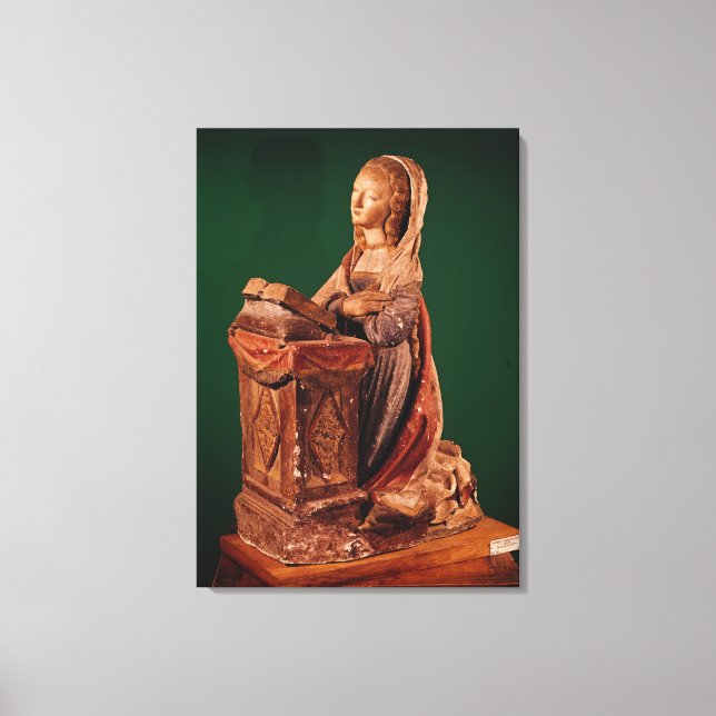 Virgin of the Annunciation Canvas Print (Front)