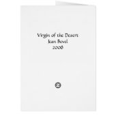 Virgin of the Desert Cards (Back)