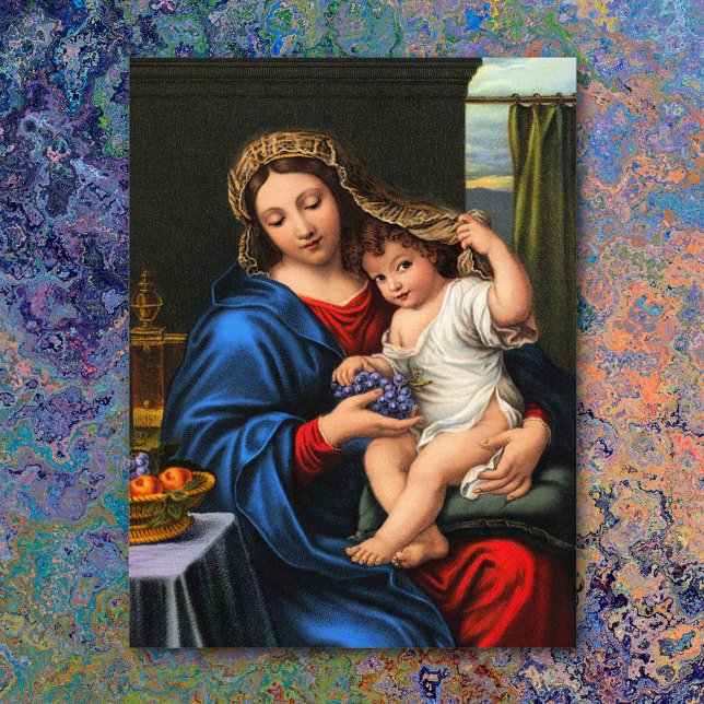 Virgin of the Grapes Postcard (Creator Uploaded)