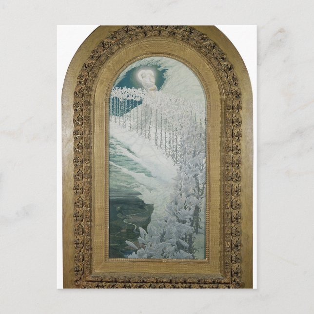 Virgin of the Lilies, 1899 Postcard (Front)