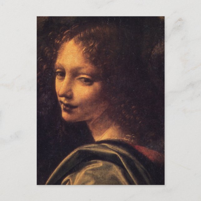 Virgin of the Rocks - Angel Postcard (Front)