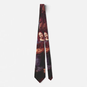 Virgin of the Rocks by Leonardo da Vinci Neck Tie