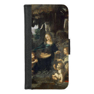 Virgin of the Rocks, Leonardo da Vinci iPhone 8/7 Wallet Case