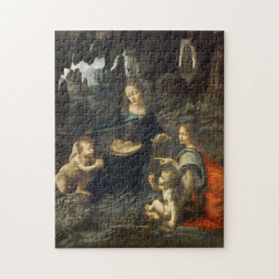 Virgin of the Rocks, Leonardo da Vinci Jigsaw Puzzle