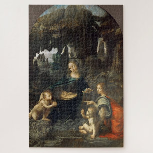 Virgin of the Rocks, Leonardo da Vinci Jigsaw Puzzle