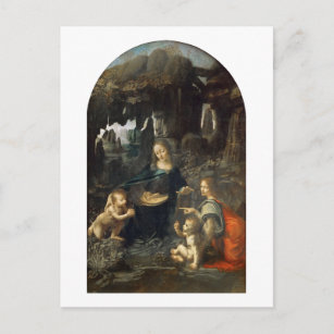 Virgin of the Rocks, Leonardo da Vinci Postcard