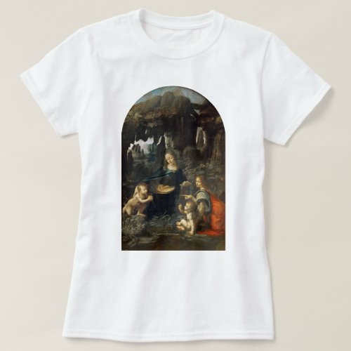 Virgin of the Rocks Leonardo da Vinci T_Shirt