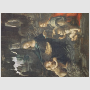 Virgin of the Rocks, Leonardo da Vinci Tissue Paper