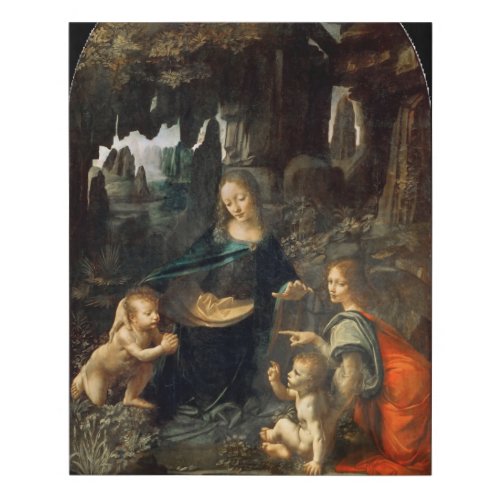 Virgin of the Rocks _ Louvre _ Leonardo _ Canvas