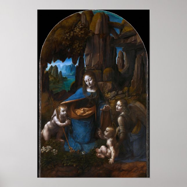 Virgin of the Rocks - National Gallery - Poster (Front)