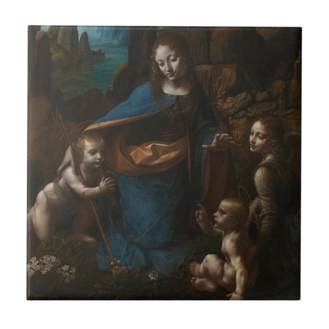 virgin of the rocks tile (Front)
