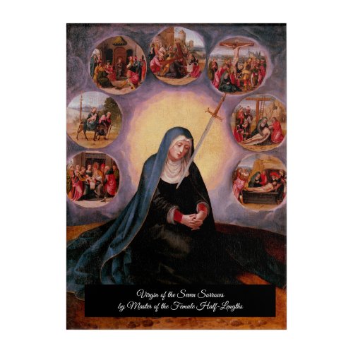 Virgin of the Seven Sorrows Acrylic Print