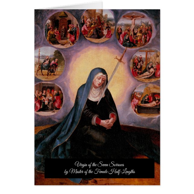 Virgin of the Seven Sorrows Cards (Front)
