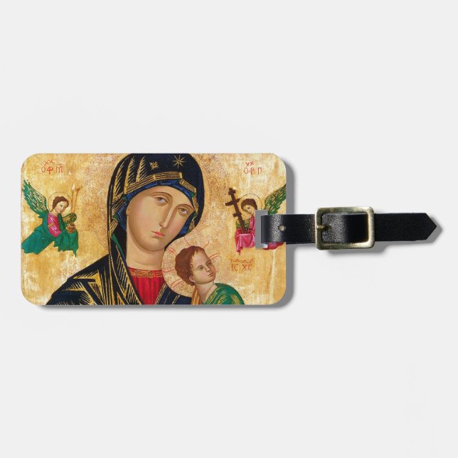 Virgin of Vladimir Luggage Tag (Front Horizontal)