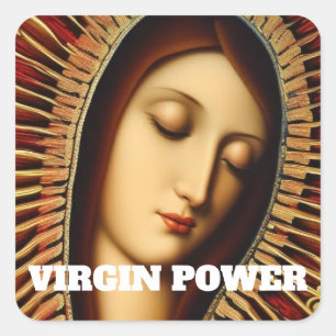 VIRGIN POWER SQUARE STICKER