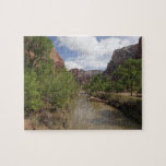 Virgin River in Spring at Zion National Park Jigsaw Puzzle