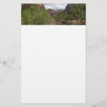 Virgin River in Spring at Zion National Park Stationery
