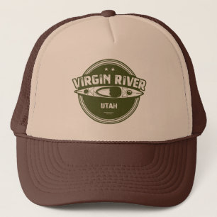 Virgin River Utah Kayaking Trucker Hat
