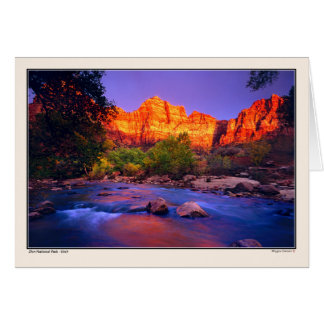 Virgin River - Zion National Park Cards